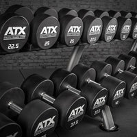Urethan Dumbbells ATX® Kurzhanteln - 2,5 kg bis 60 kg   Hanteln im HQ-Finish