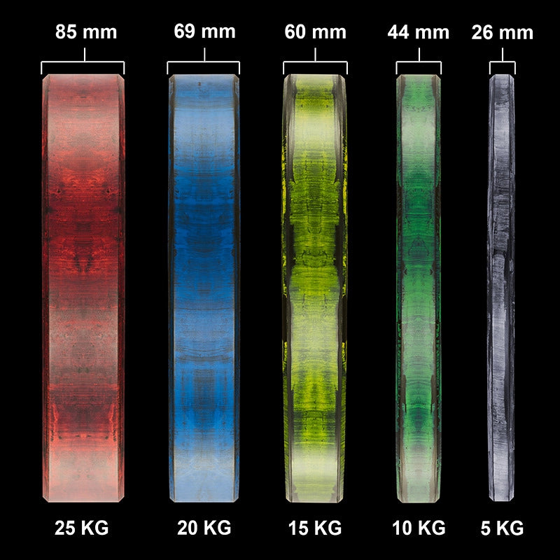 ATX® Color Fade Bumper Plates Dicke