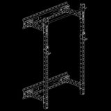 ATX® Fold Back Rack 750 Isoansicht