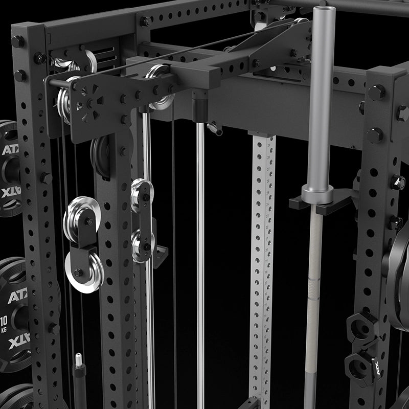 ATX® Hardcore Power Rack Aluminium Seilrollen
