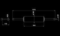 ATX® Foam Rack Support / Rack Rolle Maße