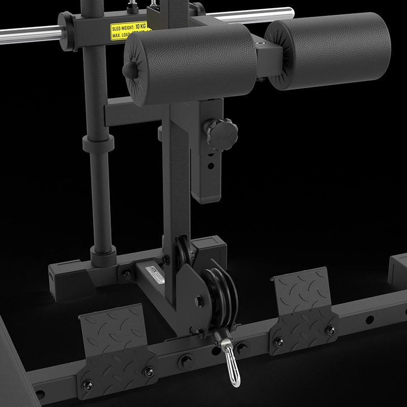 ATX® Half Rack 510 mit Latzugstation - Plate Load - 195 cm Fußblech