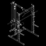 ATX® HRX-510 Rack-Komplettset Isoansicht