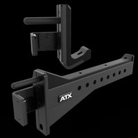 ATX® Half Rack 780 mit Extension und Latzug Plate Load Rundumschutz