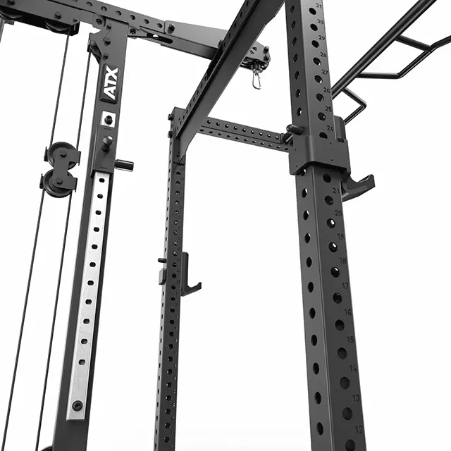 ATX® Power Rack PRX-780 mit Latzug - 125 kg Steckgewichte verstellbarer Latzug