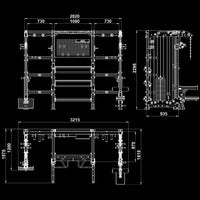 ATX® Multi Cable Rack & Storage Station - The Wall Maße