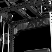 ATX® Multi Pull Half Rack mit 2 x 110 kg Steckgewichten ATX-Logo Plate