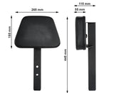 ATX® Kopfstütze - Verlängerung - Standard Maße: Länge 44,5 cm; Breite 26,5 cm; Stärke 11,5 cm (5,5cm)