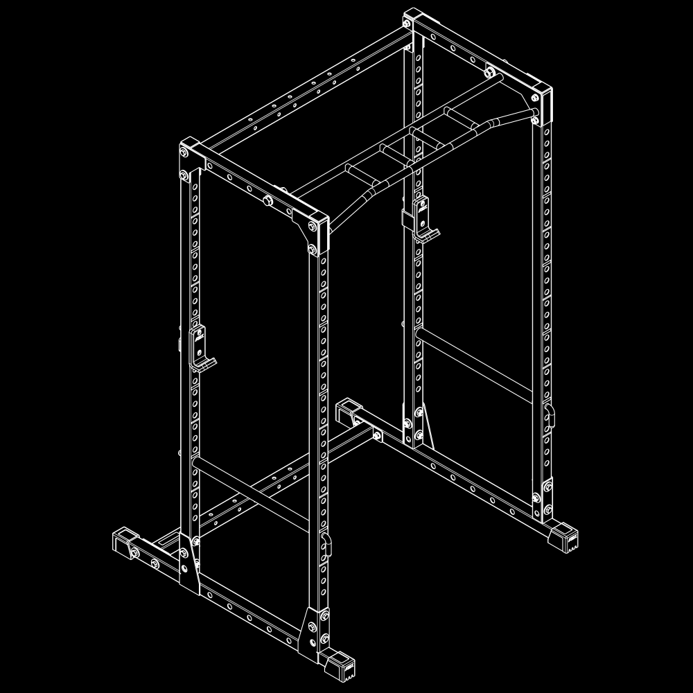 ATX® Power Rack PRX-510-XS Isoansicht