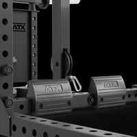 ATX® Power Rack 640/660 mit Latzug - Hantelscheiben Fußstützen