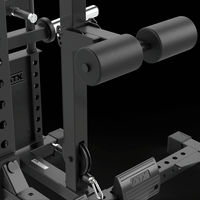 ATX® Power Rack 640/660 mit Latzug - Hantelscheiben Beinstütze