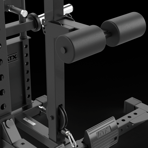 ATX® Power Rack 640/660 mit Latzug - Hantelscheiben, in 2 Höhen