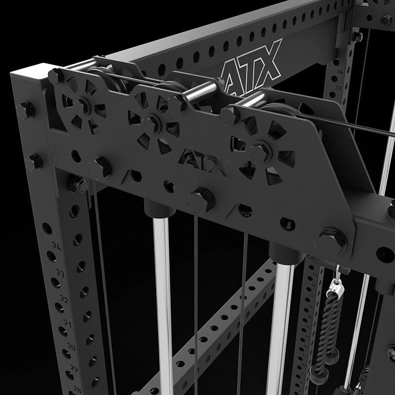 ATX® Rack-Zugstation mit Multipresse kugelgelagerte Seilrollen