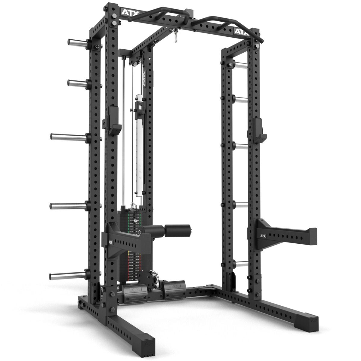 ATX® Half Rack 780 mit Extension und Latzug Steckgewichte