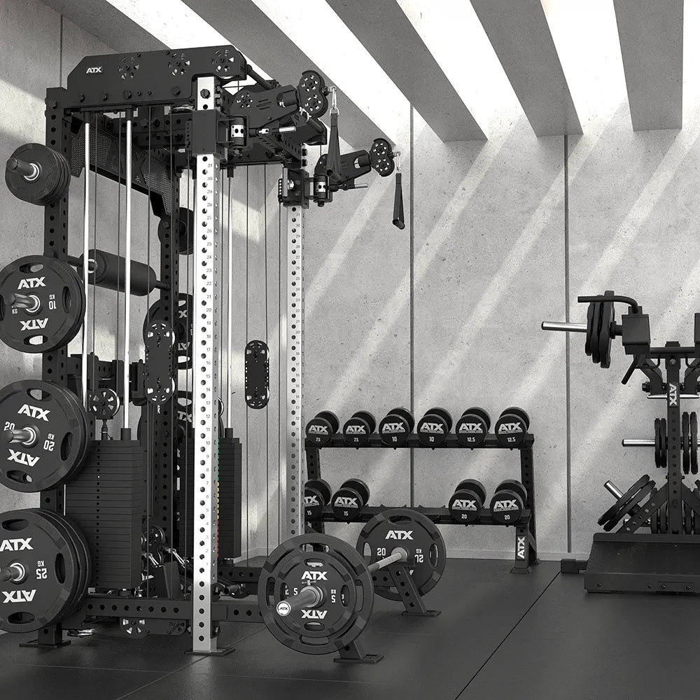 ATX® Multi Pull Rack 2.0 mit 2 x 110 kg Steckgewichten