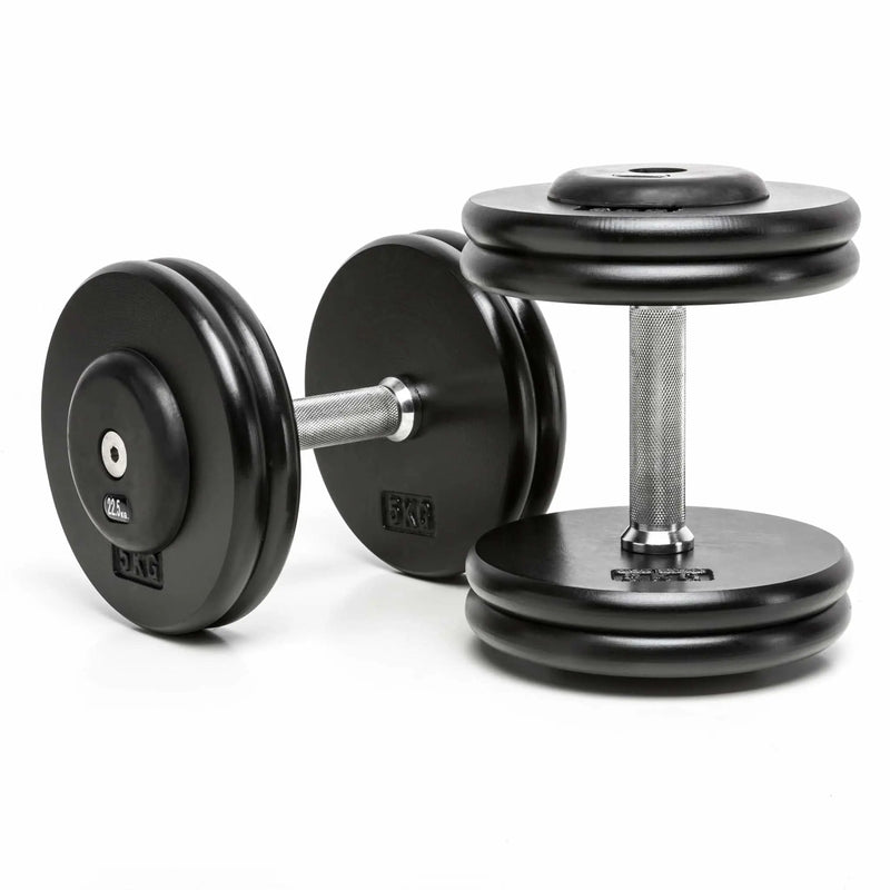 CHD Kompakthanteln Guss - 2,5 kg-Steigung - Paarweise - glatt