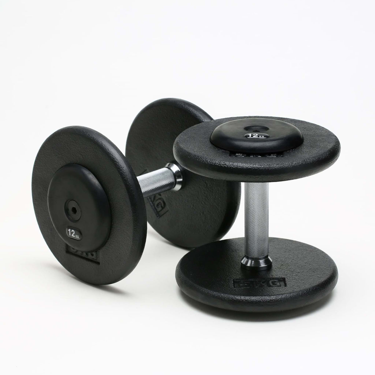 CHD Hantel Guss in 2 kg Steigung - 12kg Paar
