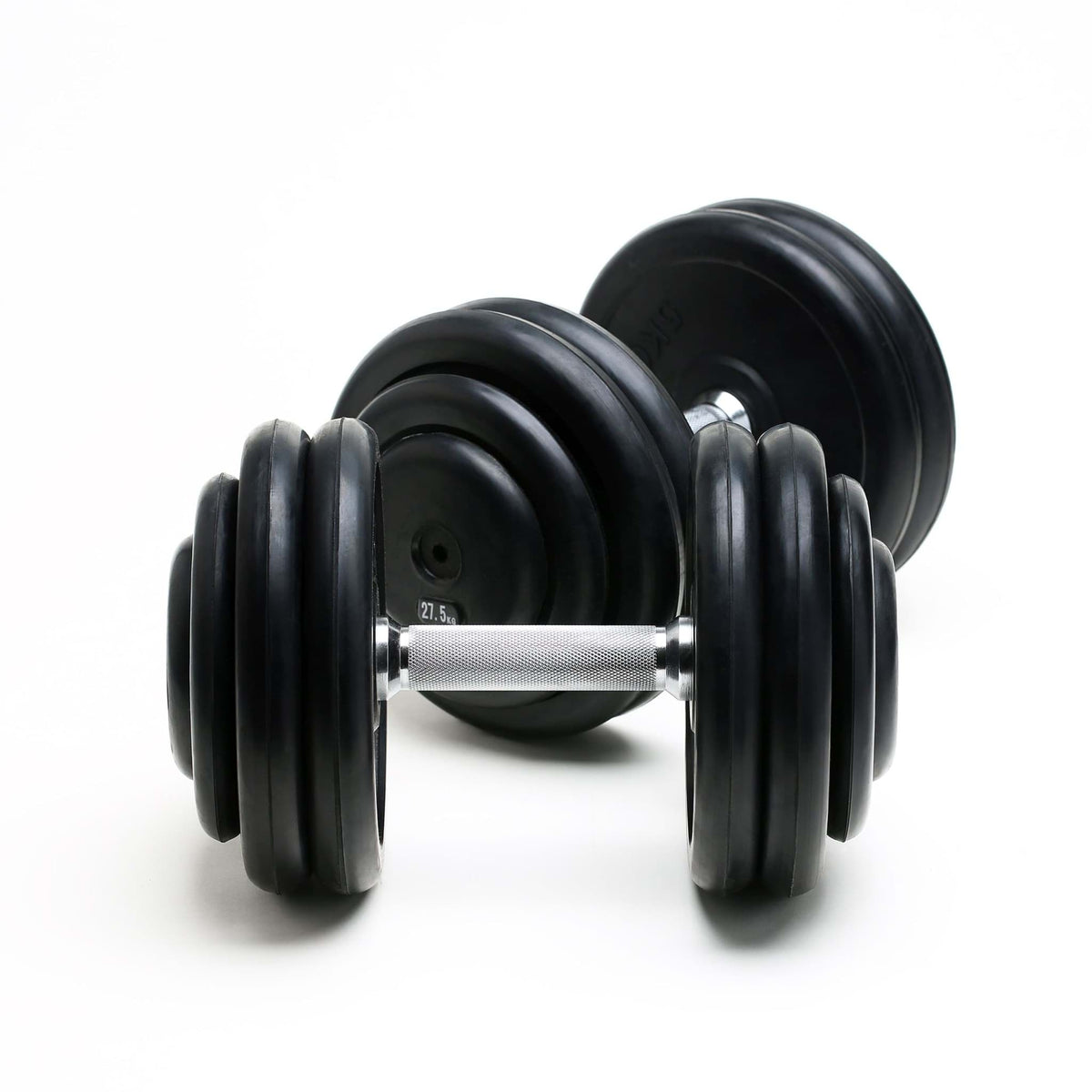 CHD Hantel gummiert 2,5kg Steigung - 27,5kg Paar