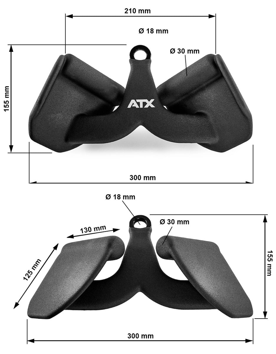 ATX® Foam Grip Row Handle Narrow 20 cm - Inside