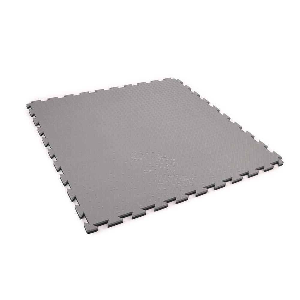 Kampfsportmatte Double Competition Profi 100x100x2,0cm schwarz grau