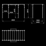 ATX® Functional Rig 700 - Ladder 3 Maße