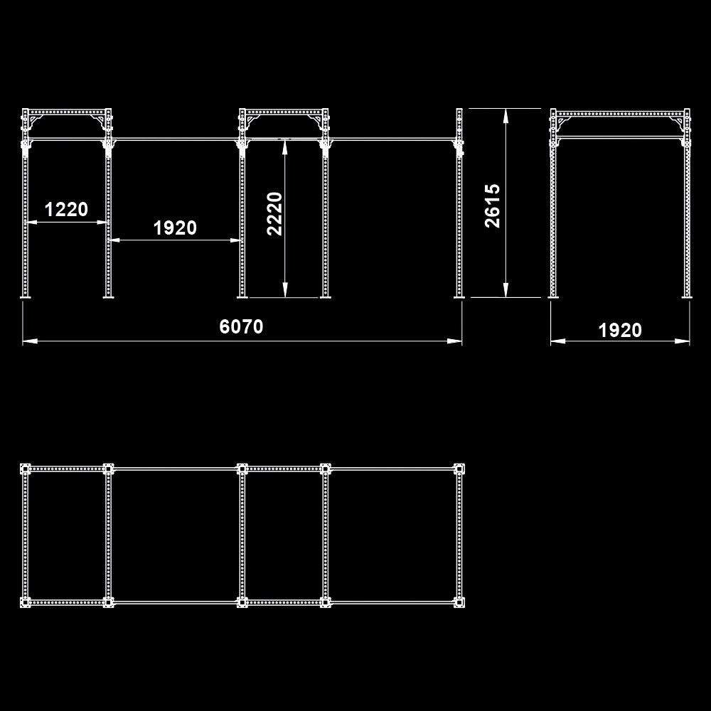 ATX® Functional Rig 700 - Sector 4 Maße