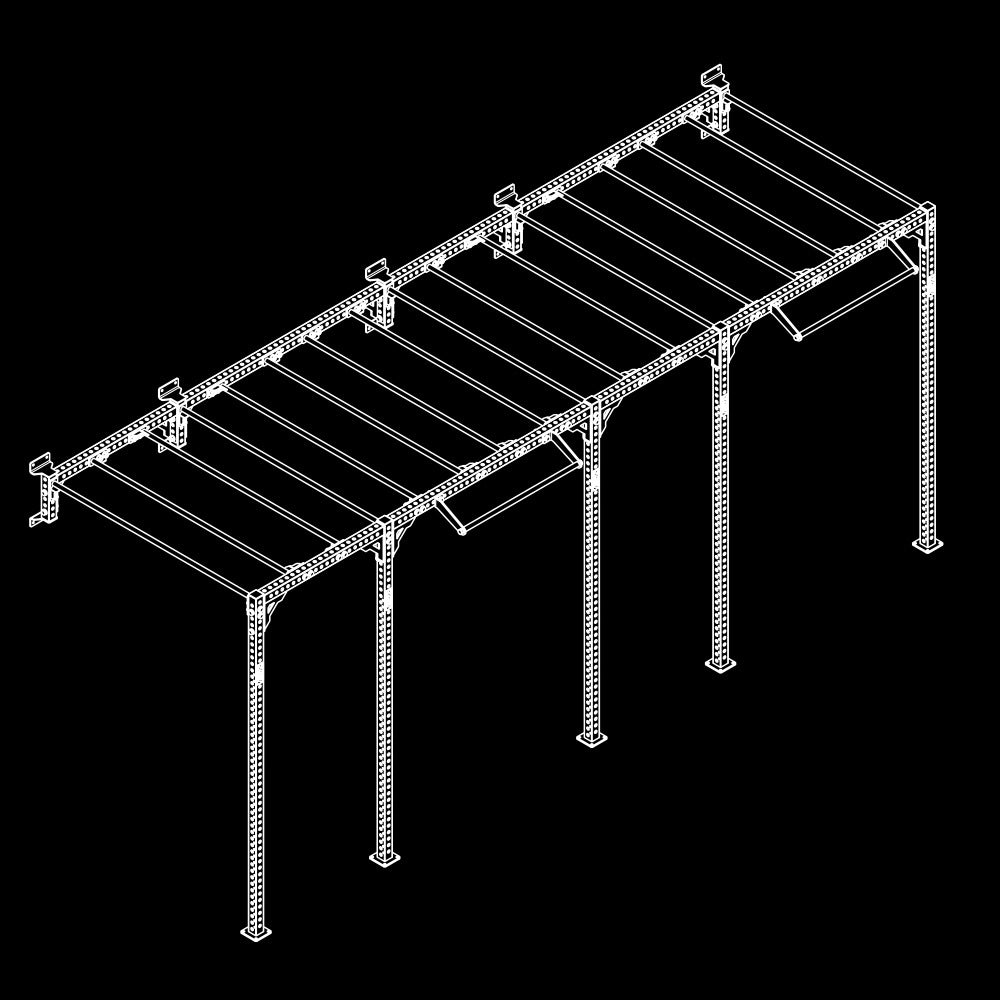 ATX® Functional WALL RIG 700 - Ladder 4 Isoansicht