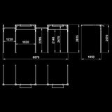 ATX® Functional WALL RIG 700 - SECTOR 4 Maße