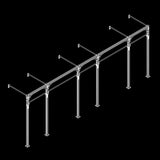 ATX® Functional WALL RIG 700 - Standard 5 Isoansicht