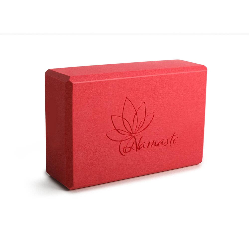 Yogablock 23 x 15 x 7,5 cm - rot