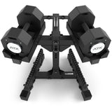 ATX® Octa-Dumbbells 2 x 36 kg - Verstellbare Hanteln inkl. Ablageständer