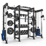 ATX® Cable Cross Rack mit 2 x 90 kg Steckgewichten mit Hantelscheiben