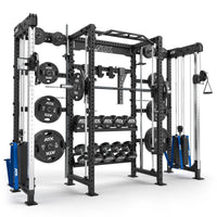 ATX® Cable Cross Rack mit 2 x 90 kg Steckgewichten mit Hantelscheiben