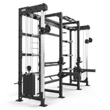 ATX® Cable Cross Rack mit 2 x 90 kg Steckgewichten seitliche Ansicht