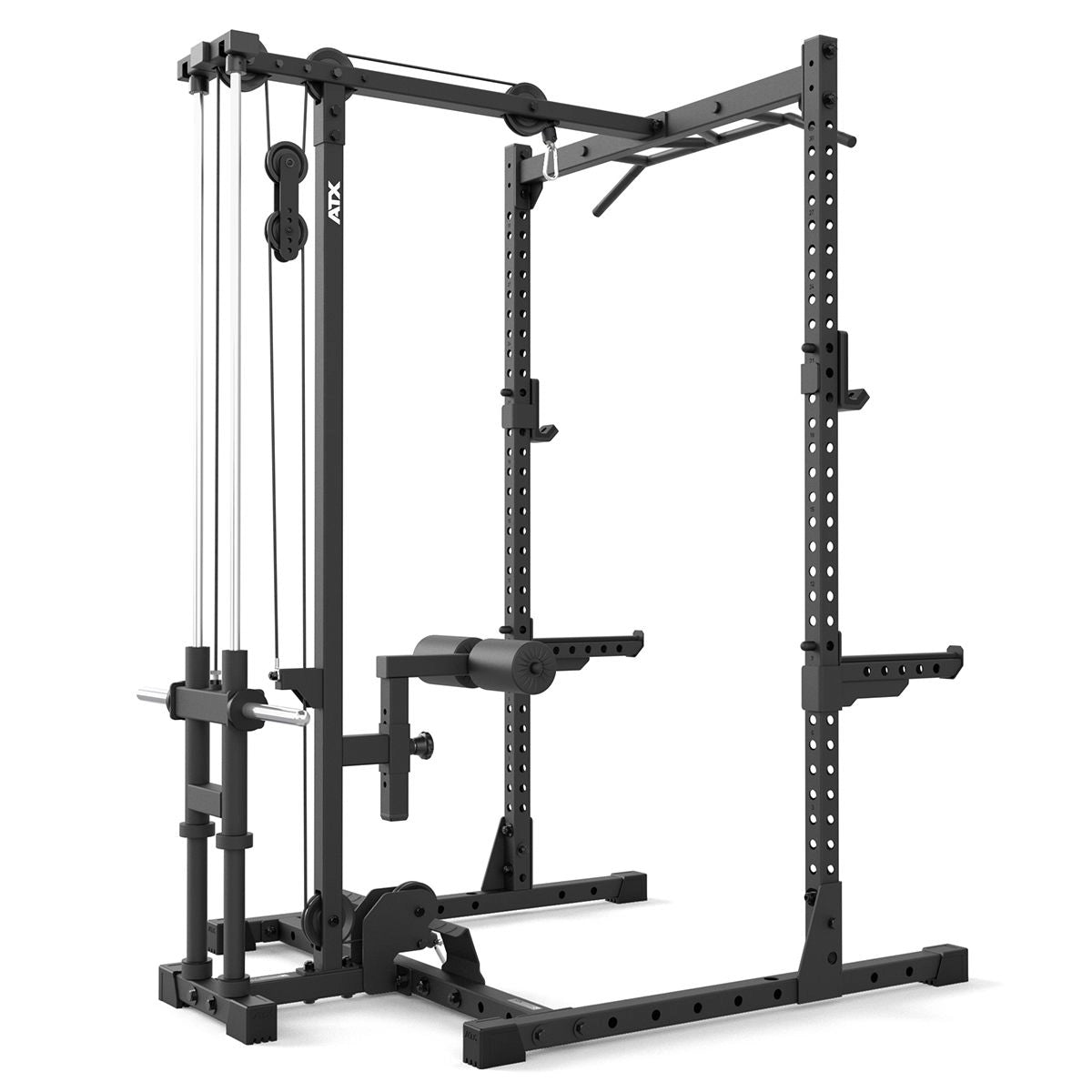 ATX® Latzug-Anbauoption - Plate Load - zu Half Rack HRX-510 Ansicht hinten