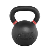 ATX Kettlebell 32 kg Gusseisen mit roter Farbmarkierung für Krafttraining