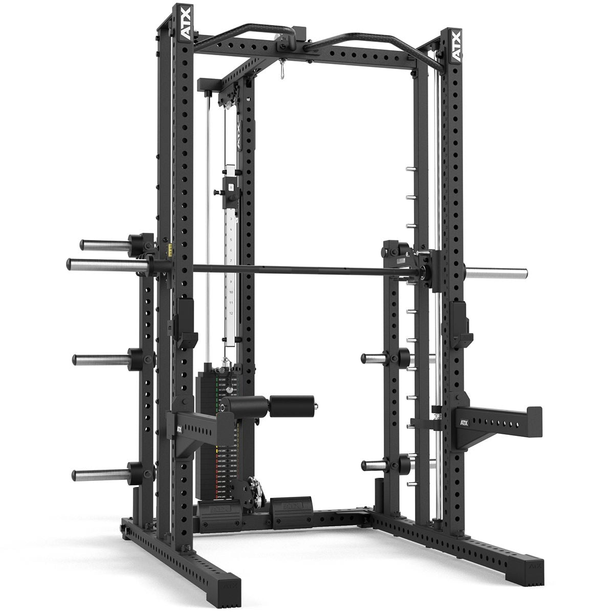 ATX® Multipresse-Rack 780 Komplettstation mit Latzugstation - 125 kg Steckgewichte