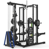 ATX® Multipresse-Rack 780 Komplettstation Ansicht hinten mit Zubehör