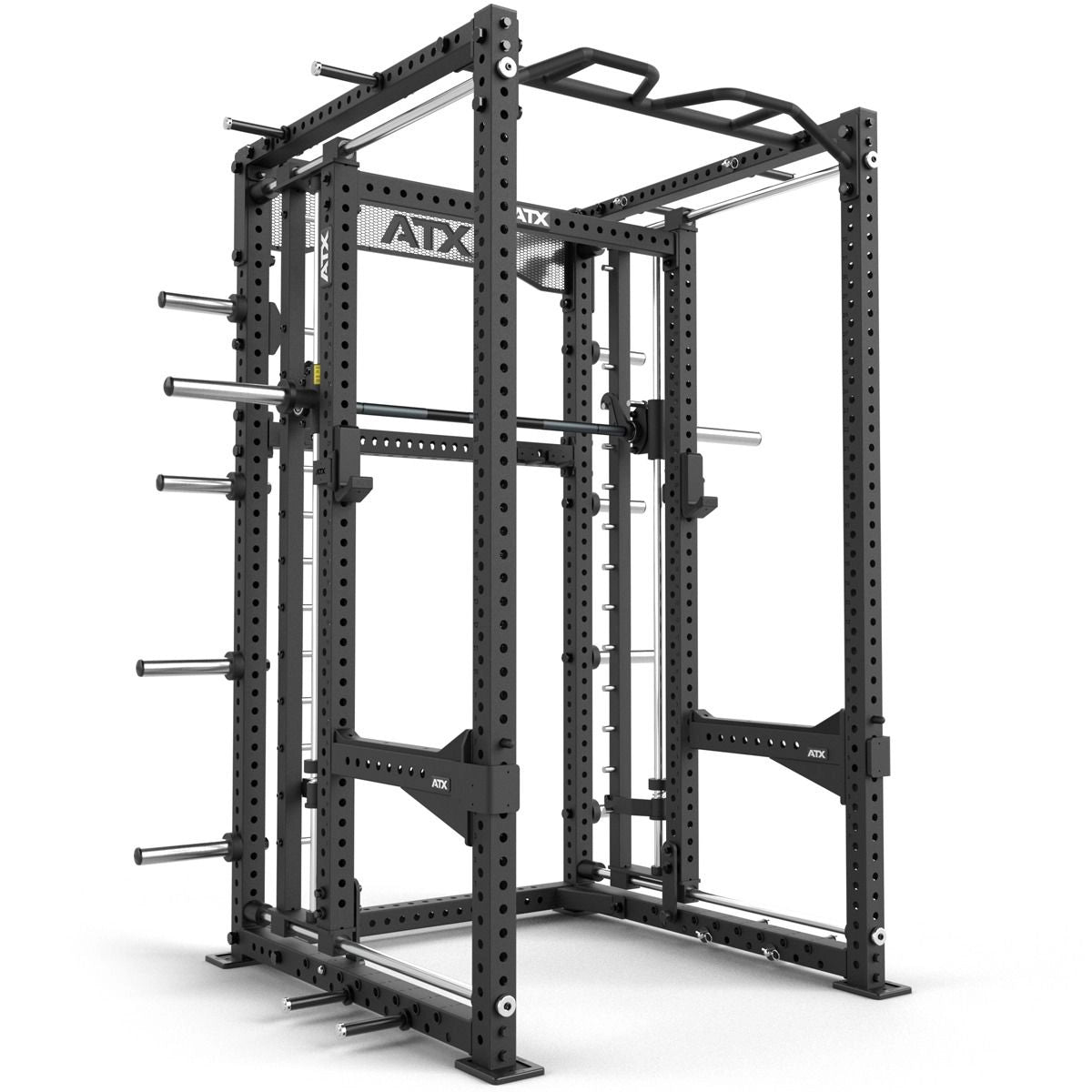 ATX® Power Smith Rack - Fahrbare Multipresse mit Notablagen
