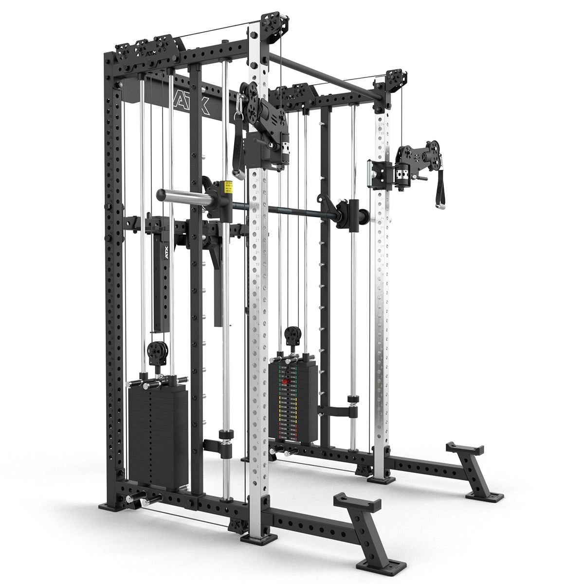 ATX® Rack-Zugstation mit Multipresse Seitenansicht