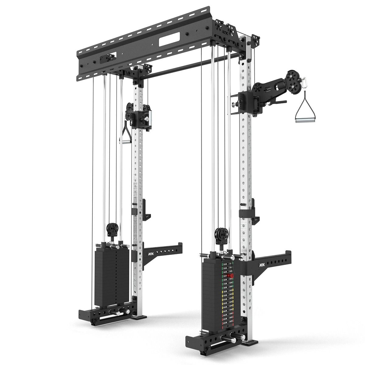 ATX® Half Rack Wall - Kabelzug Ansicht von hinten