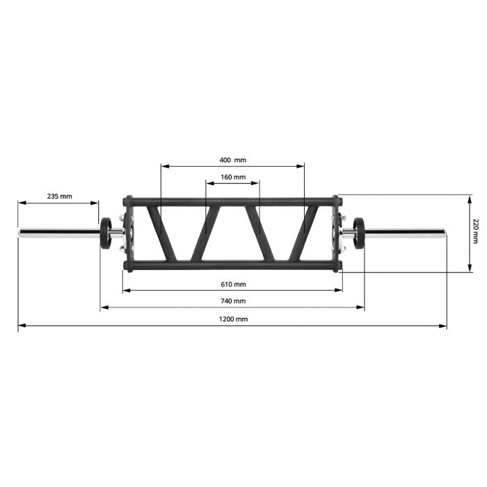 ATX® Short Multi Grip Bar - 30 mm