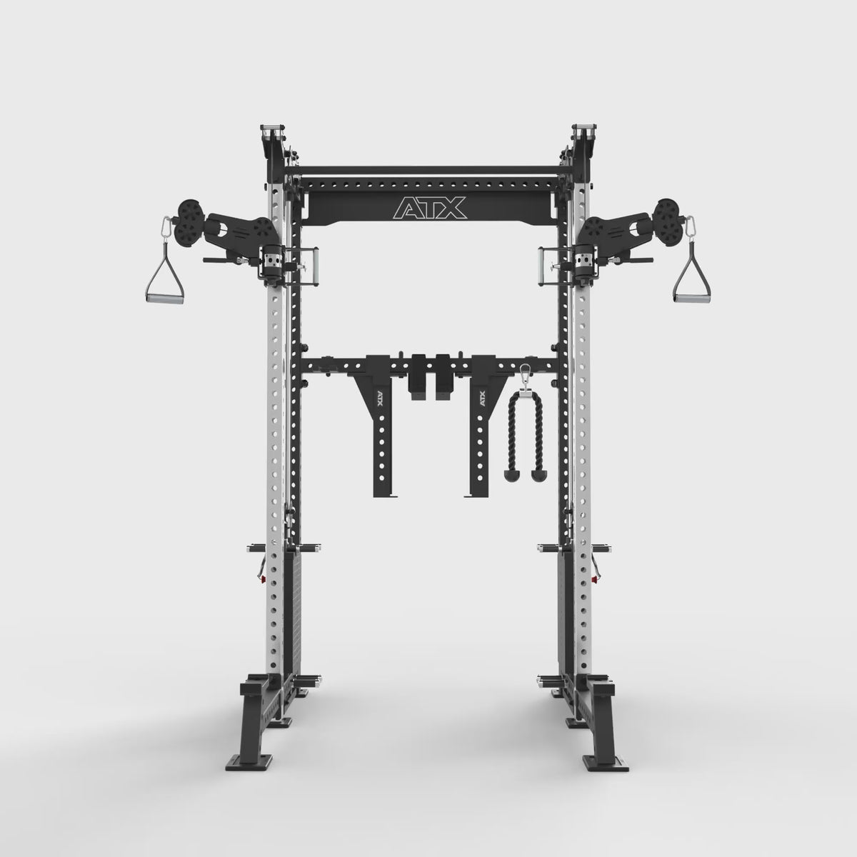 ATX® Cable Half Rack mit 2 x 90 kg Steckgewichte 3D Ansicht