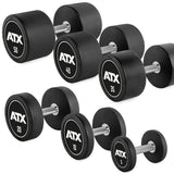Kompakthanteln Gummi - mit ATX Logo - 2,5 – 60 kg / 2,5 kg Steigerung