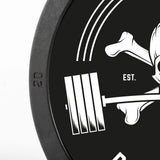 Kompakthanteln Gummi Barbell Club Logo - Detail
